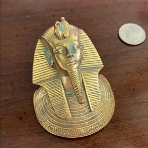 Vintage 1976 MMA King Tut Mask Pendant - Museum